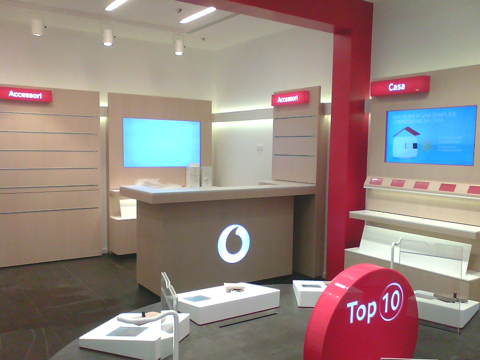 vodafone realizzazione store