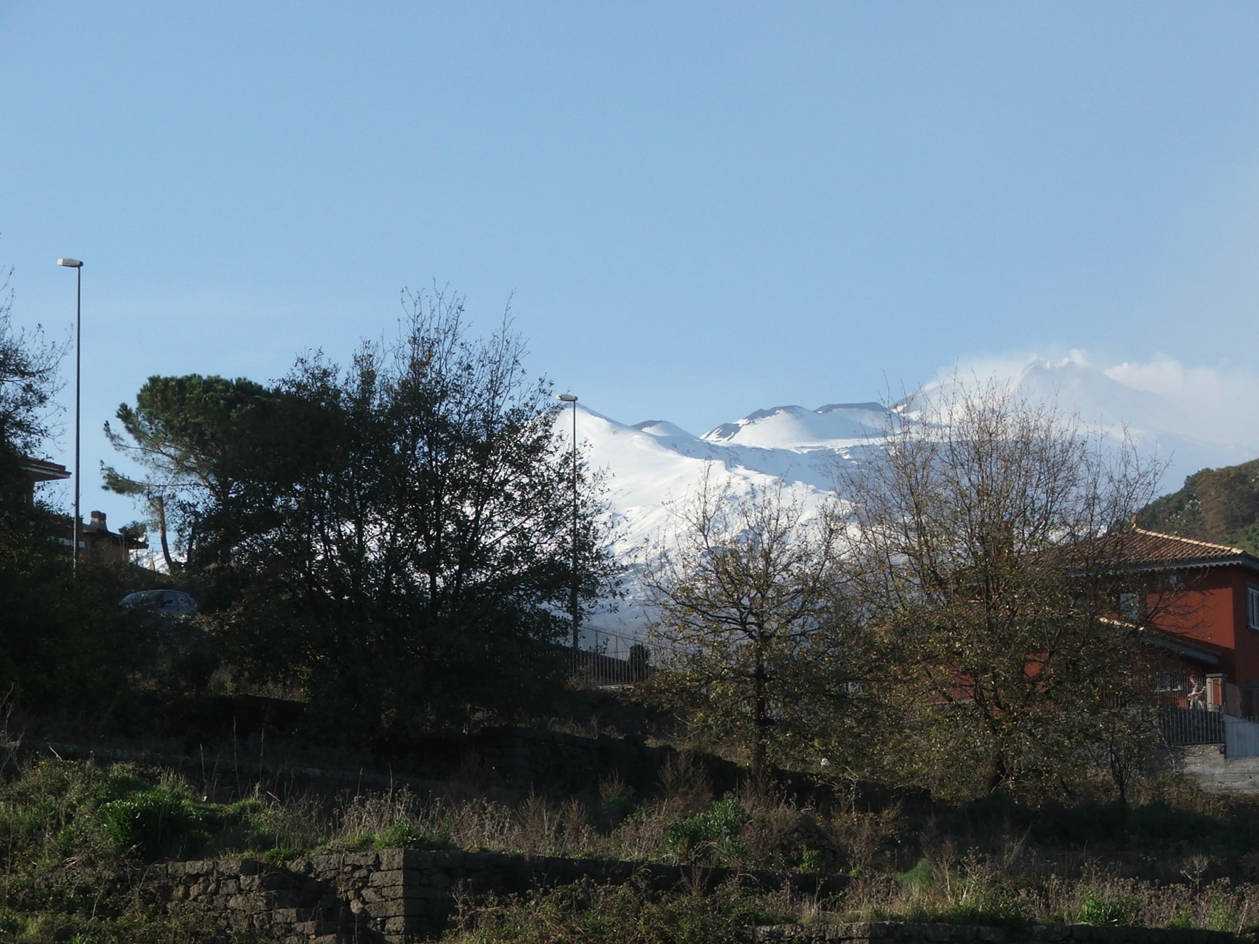 panorama, etna, dal balcone della villa in vendita a viagrande